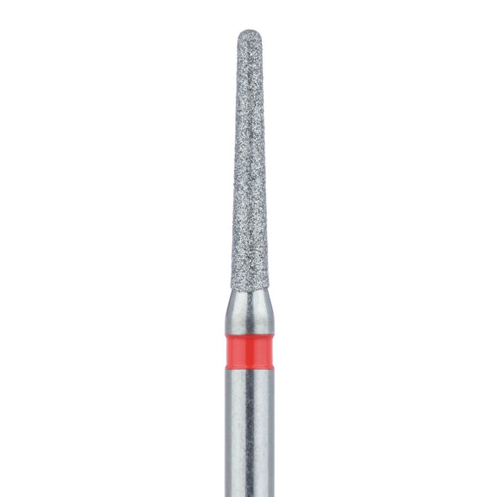 Round End Taper Chamfer Diamond Bur, 1.2mm Ø, Fine, FG - 850F-012-FG - Avtec Dental