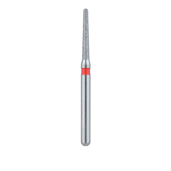 Round End Taper Chamfer Diamond Bur, 1.2mm Ø, Fine, FG - 850F-012-FG - Avtec Dental