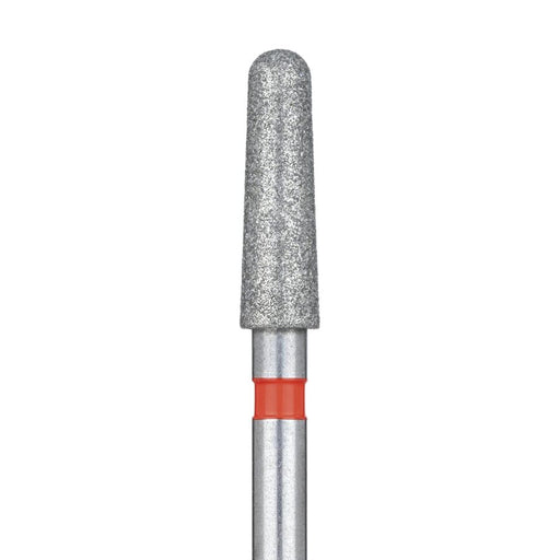 Round End Taper Chamfer Diamond Bur, 2.3mm Ø, Fine, FG - 850F-023-FG - Avtec Dental