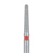 Round End Taper Chamfer Diamond Bur, 1.4mm Ø, Fine, FG - 850F-014-FG - Avtec Dental