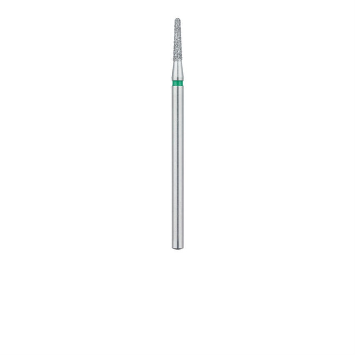 Round End Taper Chamfer Diamond Bur, 1.8mm Ø, Coarse, HP - 850G-018-HP - Avtec Dental