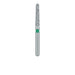 Round End Taper Chamfer Diamond Bur, 1.6mm Ø, Coarse, SS - 850G-016-SS - Avtec Dental
