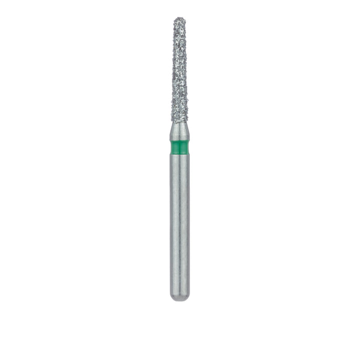 Round End Taper Chamfer Diamond Bur, 1.4mm Ø, Coarse, FG - 850G-014-FG - Avtec Dental
