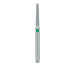 Round End Taper Chamfer Diamond Bur, 1.4mm Ø, Coarse, FG - 850G-014-FG - Avtec Dental