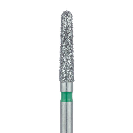Round End Taper Chamfer Diamond Bur, 1.8mm Ø, Coarse, HP - 850G-018-HP - Avtec Dental
