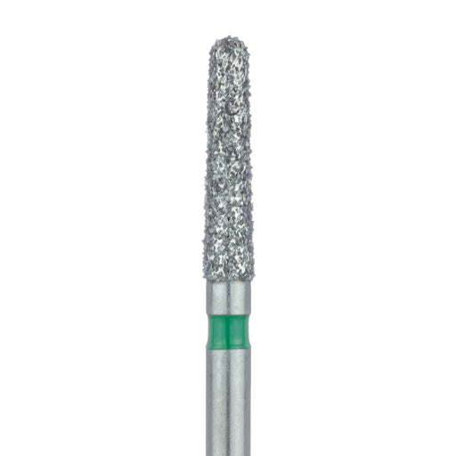 Round End Taper Chamfer Diamond Bur, 1.8mm Ø, Coarse, FG - 850G-018-FG - Avtec Dental