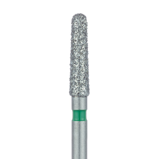 Round End Taper Chamfer Diamond Bur, 2.1mm Ø, Coarse, FG - 850G-021-FG - Avtec Dental