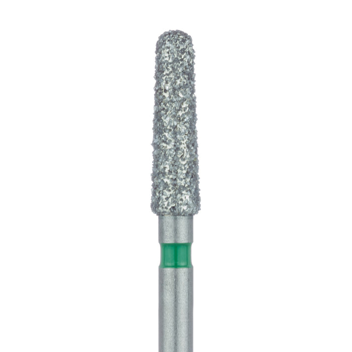 Round End Taper Chamfer Diamond Bur, 2.3mm Ø, Coarse, FG - 850G-023-FG - Avtec Dental