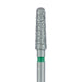 Round End Taper Chamfer Diamond Bur, 2.3mm Ø, Coarse, FG - 850G-023-FG - Avtec Dental