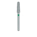 Round End Taper Chamfer Diamond Bur, 2.5mm Ø, Coarse, FG - 850G-025-FG - Avtec Dental