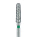 Round End Taper Chamfer Diamond Bur, 2.5mm Ø, Coarse, FG - 850G-025-FG - Avtec Dental