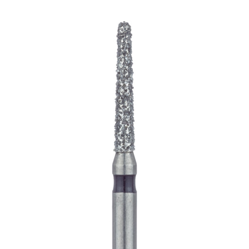 Round End Taper Chamfer Diamond Bur, 1.4mm Ø, Super Coarse, FG - 850H-014-FG - Avtec Dental