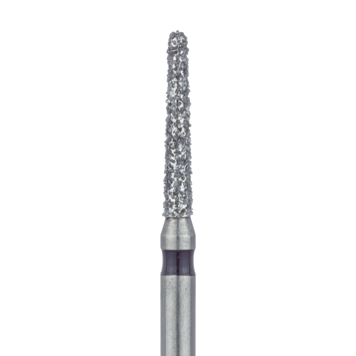 Round End Taper Chamfer Diamond Bur, 1.4mm Ø, Super Coarse, FG - 850H-014-FG - Avtec Dental