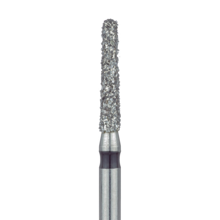Round End Taper Chamfer Diamond Bur, 1.6mm Ø, Super Coarse, FG - 850H-016-FG - Avtec Dental