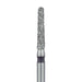 Round End Taper Chamfer Diamond Bur, 1.6mm Ø, Super Coarse, FG - 850H-016-FG - Avtec Dental