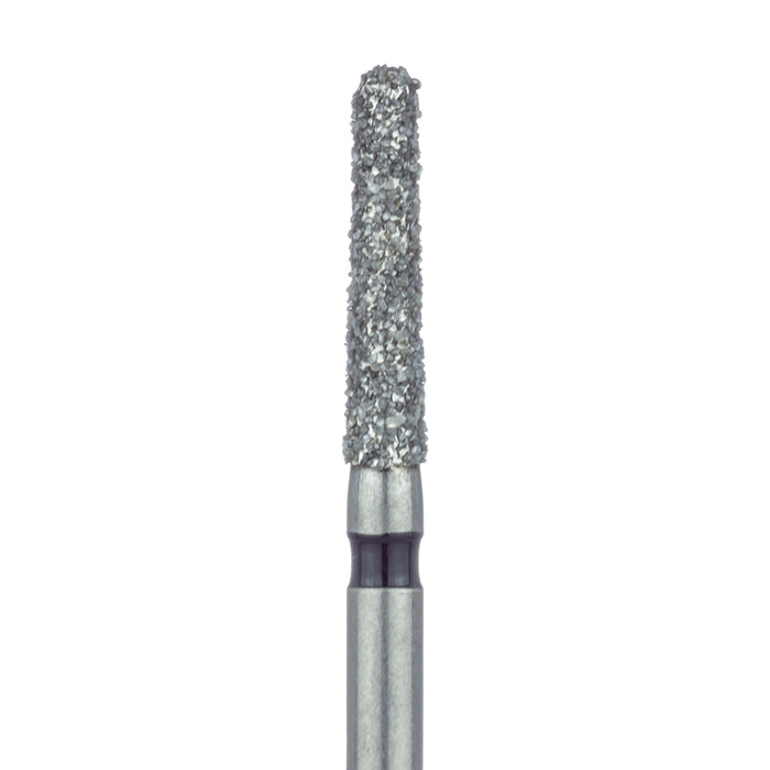 Round End Taper Chamfer Diamond Bur, 1.8mm Ø, Super Coarse, FG - 850H-018-FG - Avtec Dental