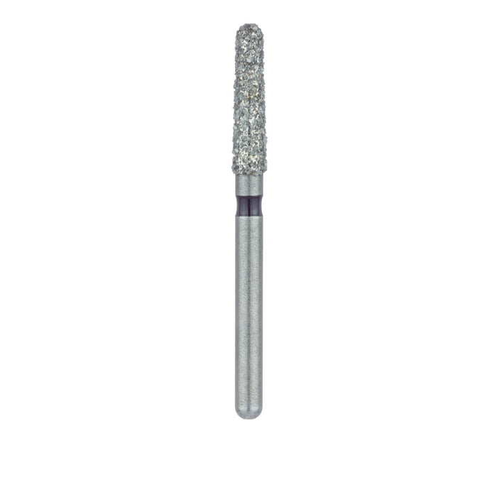 Round End Taper Chamfer Diamond Bur, 2.1mm Ø, Super Coarse, FG - 850H-021-FG - Avtec Dental