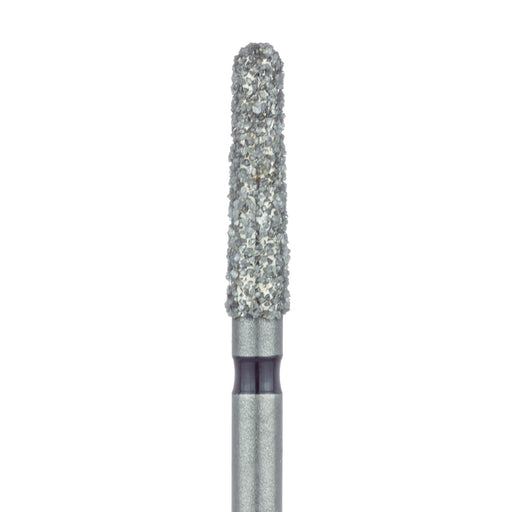 Round End Taper Chamfer Diamond Bur, 2.1mm Ø, Super Coarse, FG - 850H-021-FG - Avtec Dental
