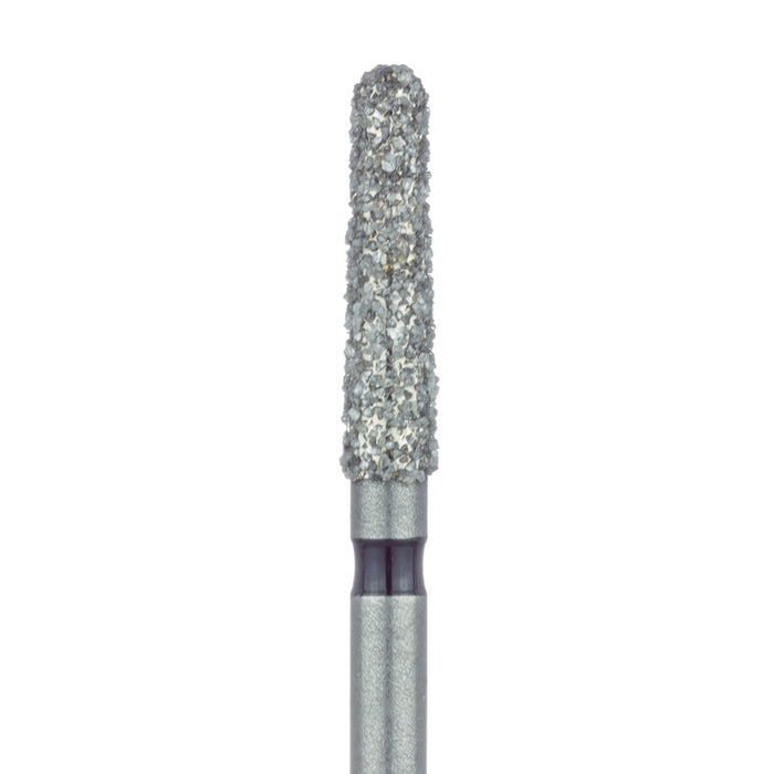 Round End Taper Chamfer Diamond Bur, 2.1mm Ø, Super Coarse, FG - 850H-021-FG - Avtec Dental