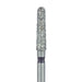Round End Taper Chamfer Diamond Bur, 2.1mm Ø, Super Coarse, FG - 850H-021-FG - Avtec Dental