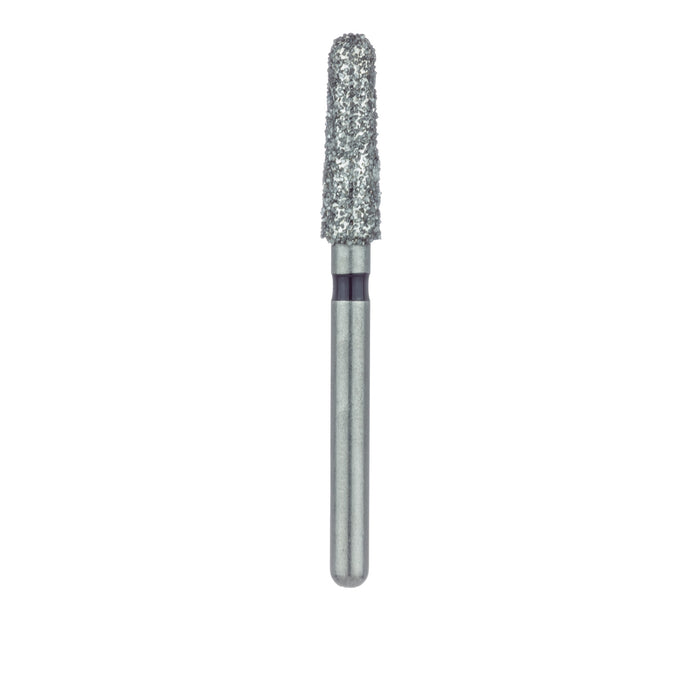 Round End Taper Chamfer Diamond Bur, 2.5mm Ø, Super Coarse, FG - 850H-025-FG - Avtec Dental