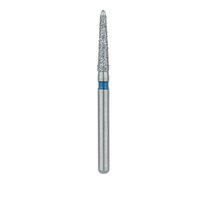 Long Safe End Diamond Bur, Taper, 1.6mm Ø, Medium, FG - 851L-016-FG - Avtec Dental