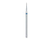 Long Round End Taper Chamfer Diamond Bur, 1.2mm Ø, Medium, HP - 852-012-HP - Avtec Dental