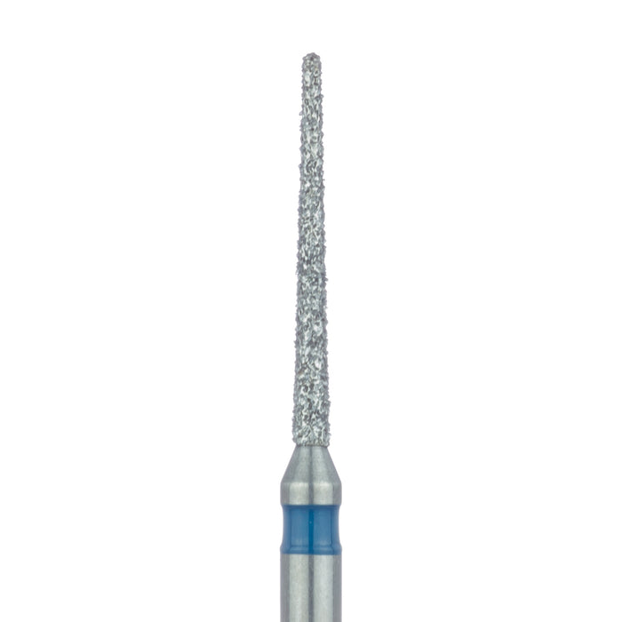 Long Round End Taper Chamfer Diamond Bur, 1mm Ø, Medium, FG - 852-010-FG - Avtec Dental