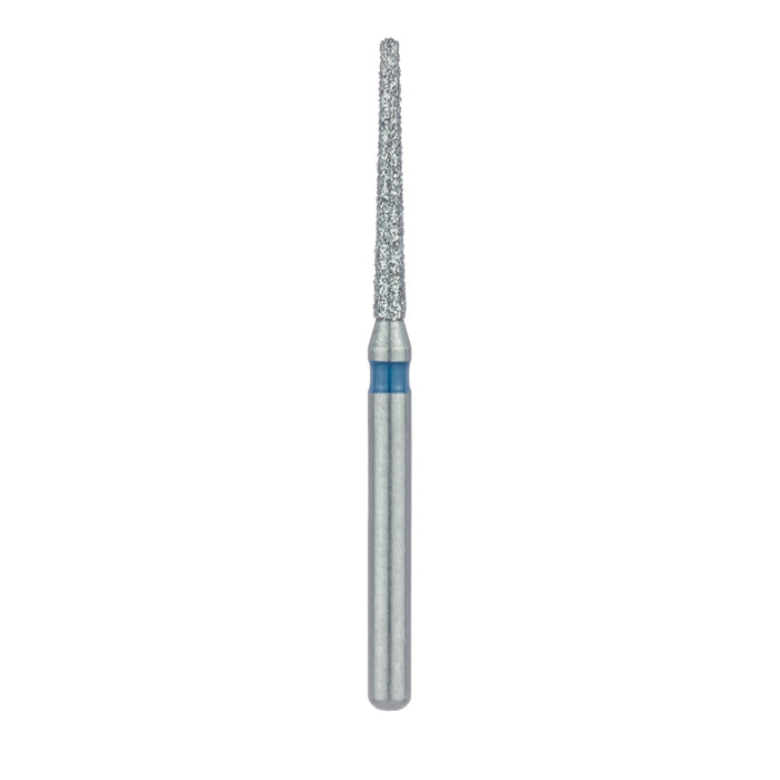 Long Round End Taper Chamfer Diamond Bur, 1.2mm Ø, Medium, FG - 852-012-FG - Avtec Dental