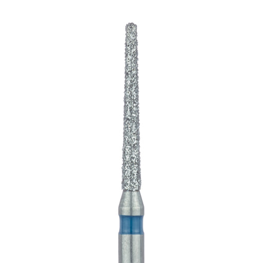 Long Round End Taper Chamfer Diamond Bur, 1.2mm Ø, Medium, FG - 852-012-FG - Avtec Dental