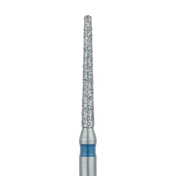 Long Round End Taper Chamfer Diamond Bur, 1.2mm Ø, Medium, FG - 852-012-FG - Avtec Dental