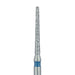 Long Round End Taper Chamfer Diamond Bur, 1.2mm Ø, Medium, FG - 852-012-FG - Avtec Dental