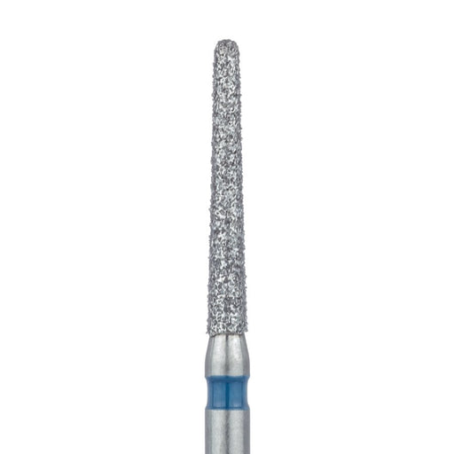 Long Round End Taper Chamfer Diamond Bur, 1.4mm Ø, Medium, HP - 852-014-HP - Avtec Dental