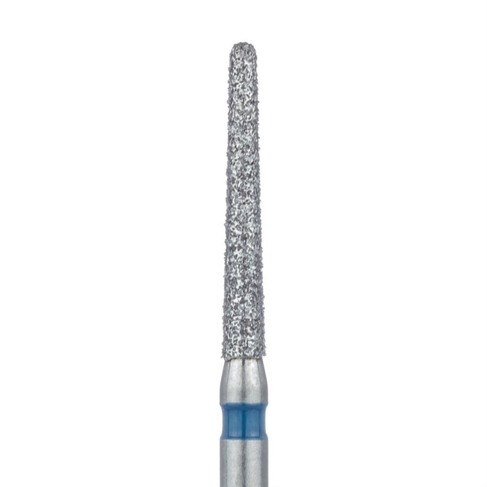 Long Round End Taper Chamfer Diamond Bur, 1.4mm Ø, Medium, HP - 852-014-HP - Avtec Dental