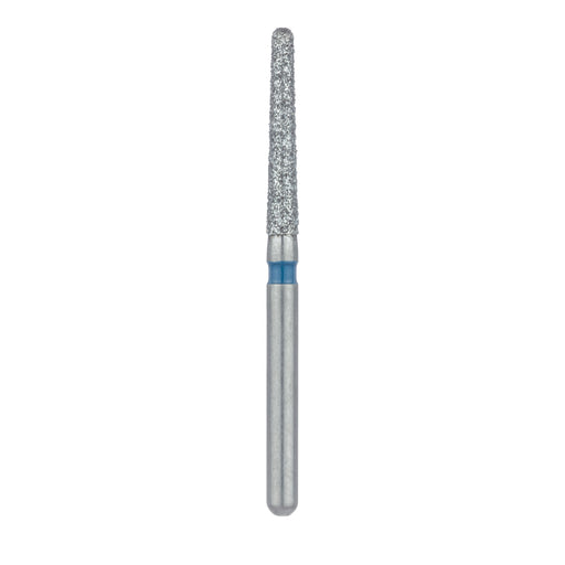 Long Round End Taper Chamfer Diamond Bur, 1.6mm Ø, Medium, FG - 852-016-FG - Avtec Dental