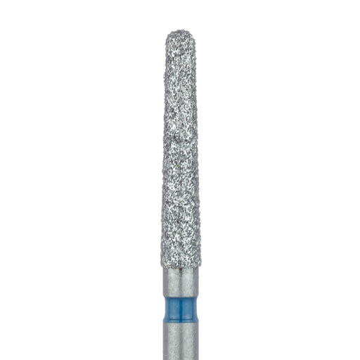 Long Round End Taper Chamfer Diamond Bur, 1.8mm Ø, Medium, FG - 852-018-FG - Avtec Dental