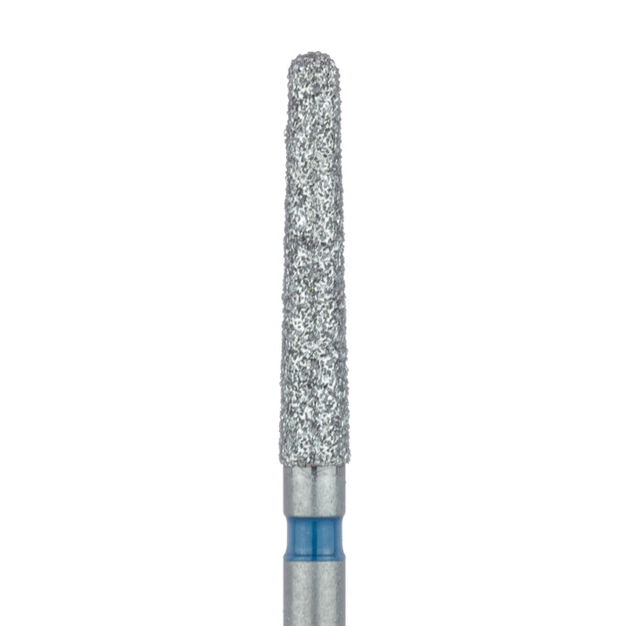 Long Round End Taper Chamfer Diamond Bur, 1.8mm Ø, Medium, FG - 852-018-FG - Avtec Dental