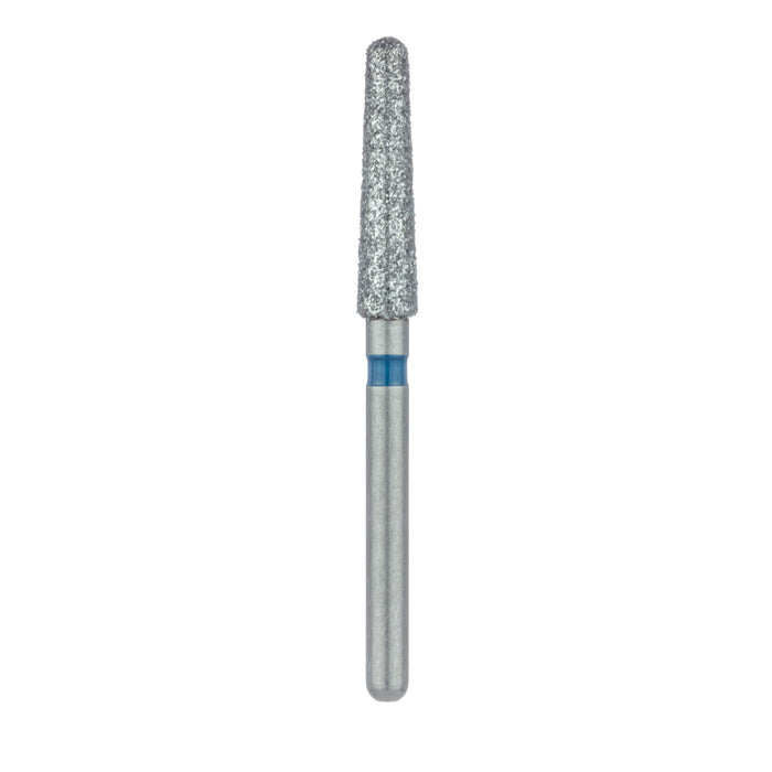 Long Round End Taper Chamfer Diamond Bur, 2.3mm Ø, Medium, FG - 852-023-FG - Avtec Dental