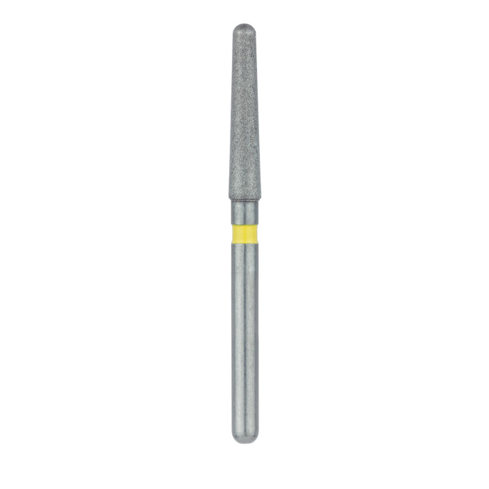 Long Round End Taper Chamfer Diamond Bur, 1.8mm Ø, Extra Fine, FG - 852C-018-FG - Avtec Dental