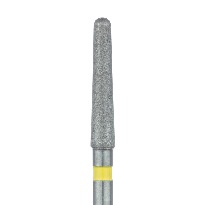 Long Round End Taper Chamfer Diamond Bur, 1.8mm Ø, Extra Fine, FG - 852C-018-FG - Avtec Dental
