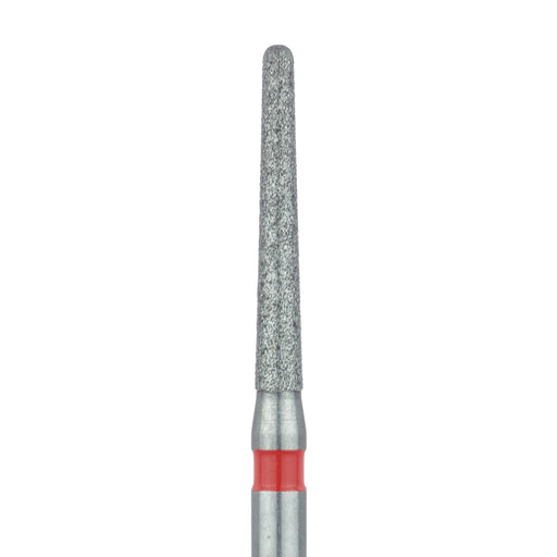 Long Round End Taper Chamfer Diamond Bur, 1.4mm Ø, Fine, FG - 852F-014-FG - Avtec Dental