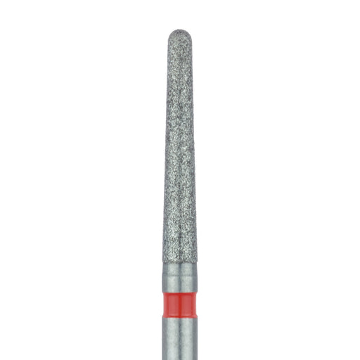 Long Round End Taper Chamfer Diamond Bur, 1.6mm Ø, Fine, FG - 852F-016-FG - Avtec Dental