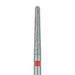 Long Round End Taper Chamfer Diamond Bur, 1.6mm Ø, Fine, FG - 852F-016-FG - Avtec Dental