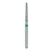 Long Round End Taper Chamfer Diamond Bur, 1.4mm Ø, Coarse, FG - 852G-014-FG - Avtec Dental