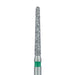 Long Round End Taper Chamfer Diamond Bur, 1.4mm Ø, Coarse, FG - 852G-014-FG - Avtec Dental