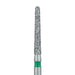 Long Round End Taper Chamfer Diamond Bur, 1.6mm Ø, Coarse, FG - 852G-016-FG - Avtec Dental