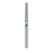 Long Round End Taper Chamfer Diamond Bur, 1.8mm Ø, Coarse, FG - 852G-018-FG - Avtec Dental