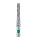 Long Round End Taper Chamfer Diamond Bur, 1.8mm Ø, Coarse, FG - 852G-018-FG - Avtec Dental
