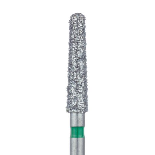 Long Round End Taper Chamfer Diamond Bur, 2.3mm Ø, Coarse, FG - 852G-023-FG - Avtec Dental