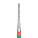 Double-Grit, Round End Taper Chamfer Diamond Bur, 1.4mm Ø, Fine / Coarse, FG - 852GF-014-FG - Avtec Dental